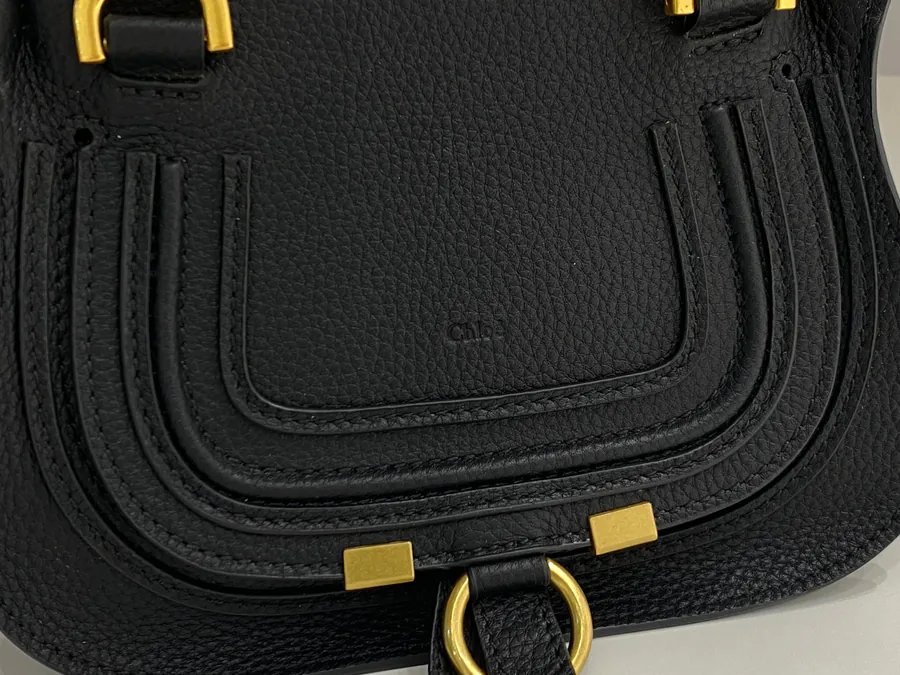 Chloe x Marcie Small Black Bucket Bag