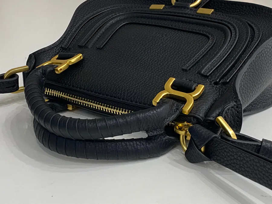 Chloe x Marcie Small Black Bucket Bag