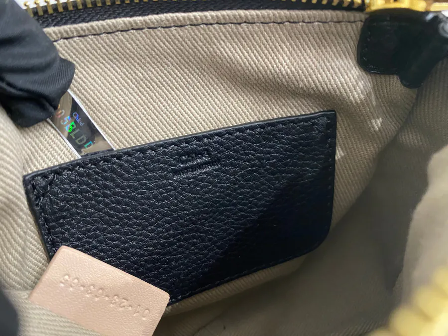 Chloe x Marcie Small Black Bucket Bag