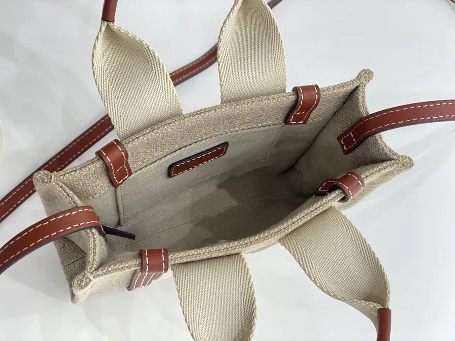 Chloe Woody Mini Tote Bag Mini Shoulder Strap