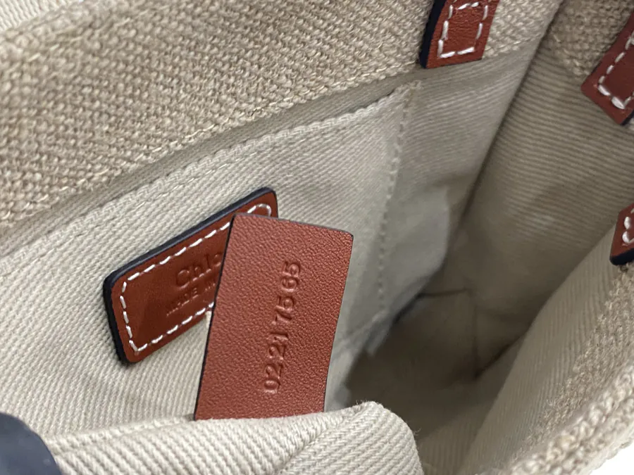 Chloe Woody Mini Tote Bag Mini Shoulder Strap