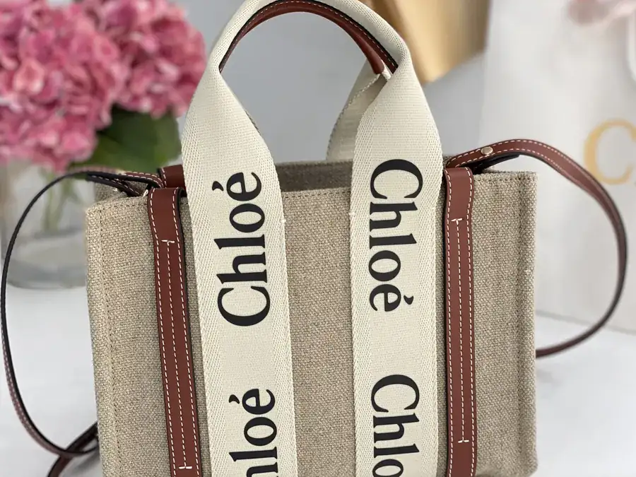 Chloe Woody Mini Tote Bag Simple and Fresh Design