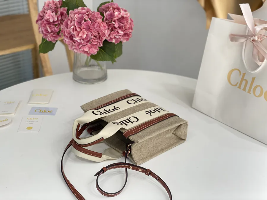 Chloe Woody Mini Tote Bag Simple and Fresh Design