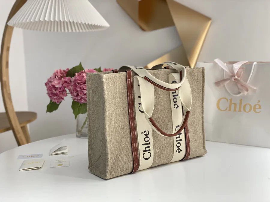 Chloe Woody Tote Large Size