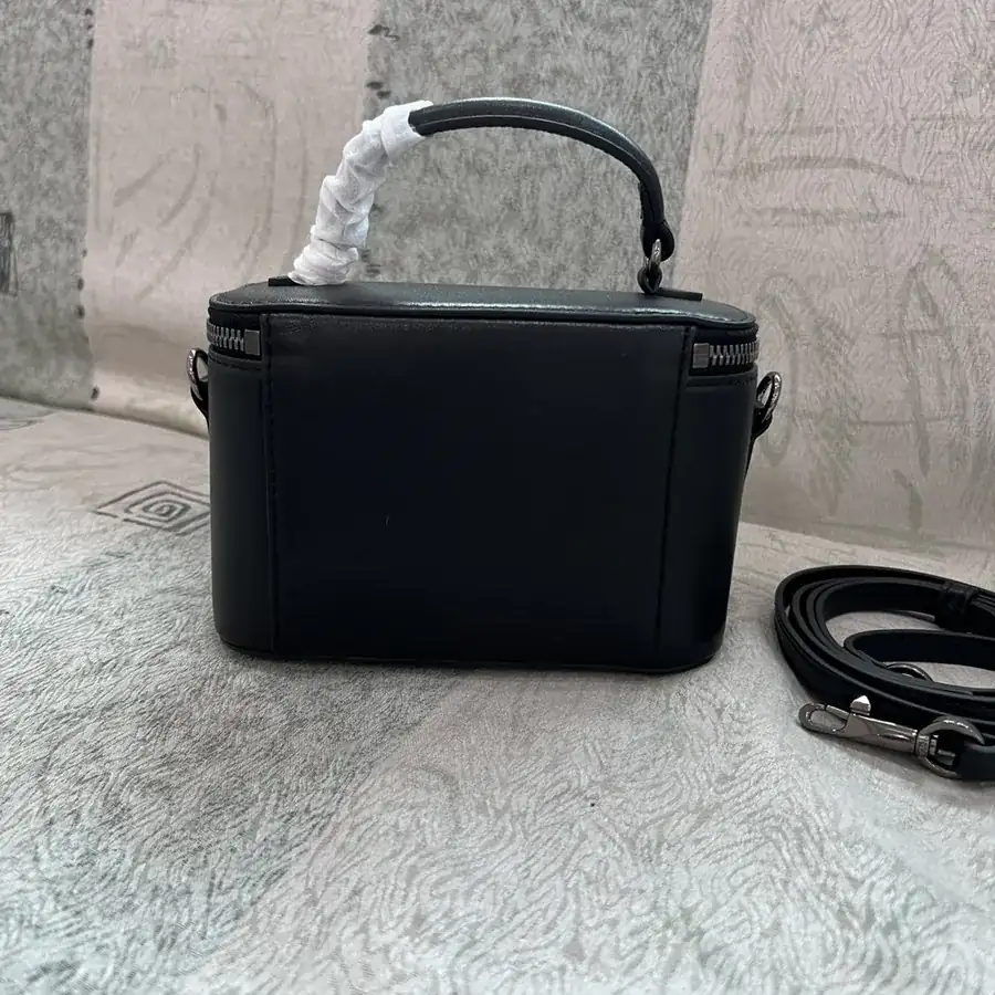 GARAVANI Mini LOCÒ Calfskin Box Bag with VLOGO SIGNATURE Detail