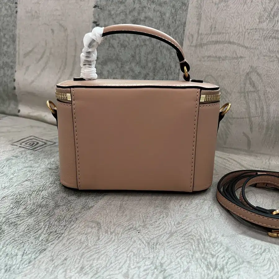 GARAVANI Mini LOCÒ Calfskin Box Bag with VLOGO SIGNATURE Detail