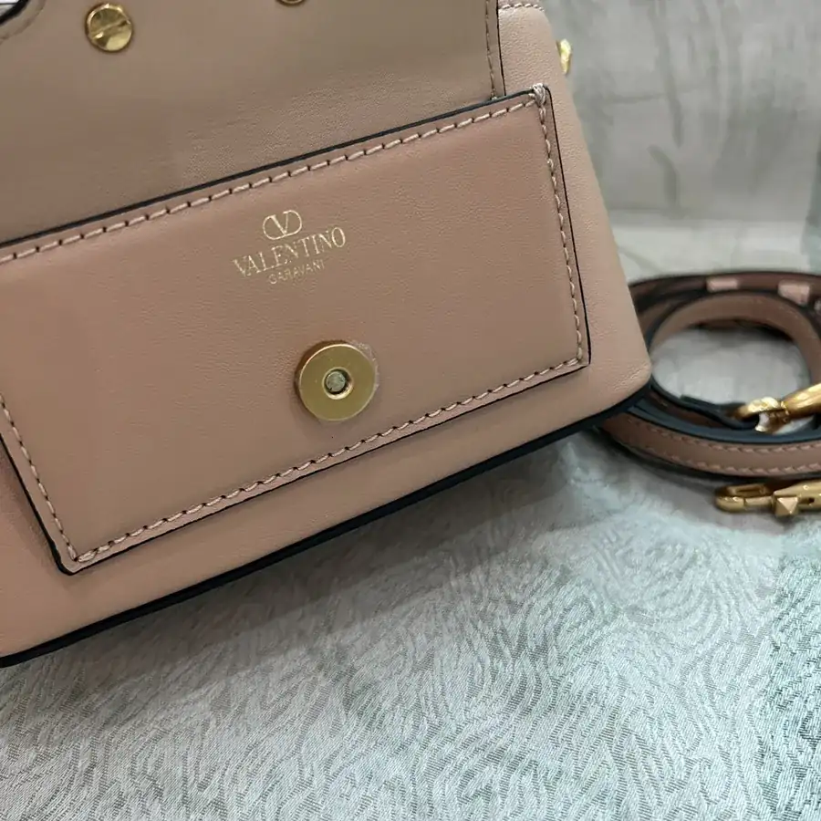 GARAVANI Mini LOCÒ Calfskin Box Bag with VLOGO SIGNATURE Detail