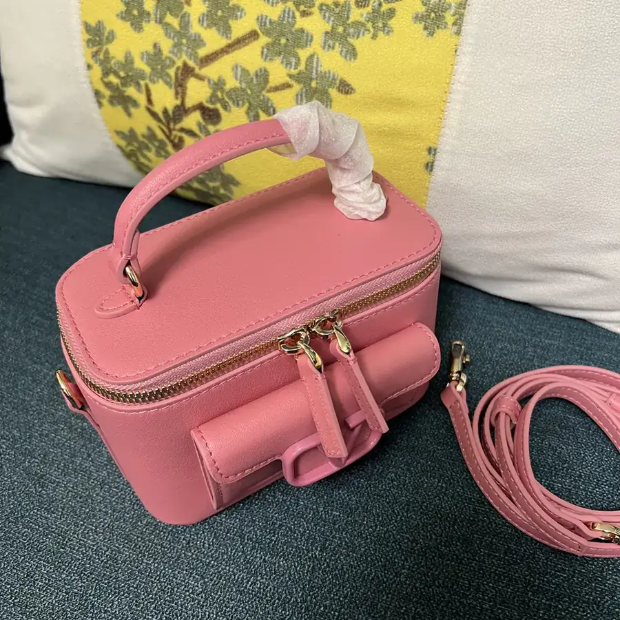 GARAVANI Mini LOCÒ Calfskin Box Bag with VLOGO SIGNATURE Detail