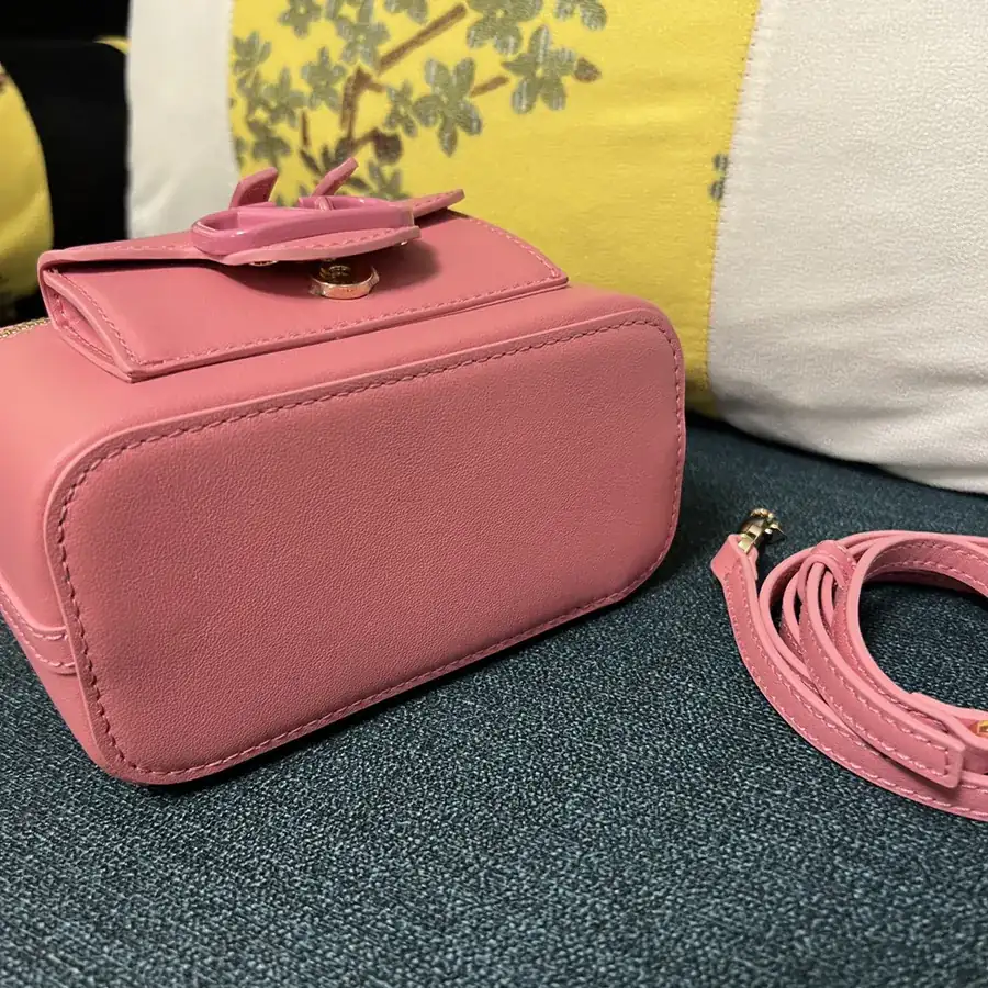 GARAVANI Mini LOCÒ Calfskin Box Bag with VLOGO SIGNATURE Detail