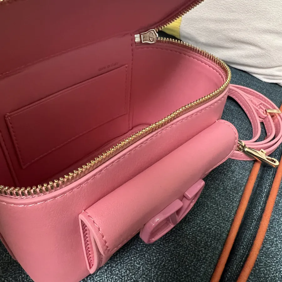 GARAVANI Mini LOCÒ Calfskin Box Bag with VLOGO SIGNATURE Detail