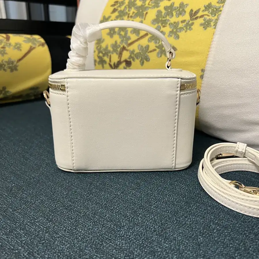 GARAVANI Mini LOCÒ Calfskin Box Bag with VLOGO SIGNATURE Details
