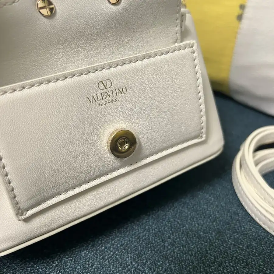 GARAVANI Mini LOCÒ Calfskin Box Bag with VLOGO SIGNATURE Details