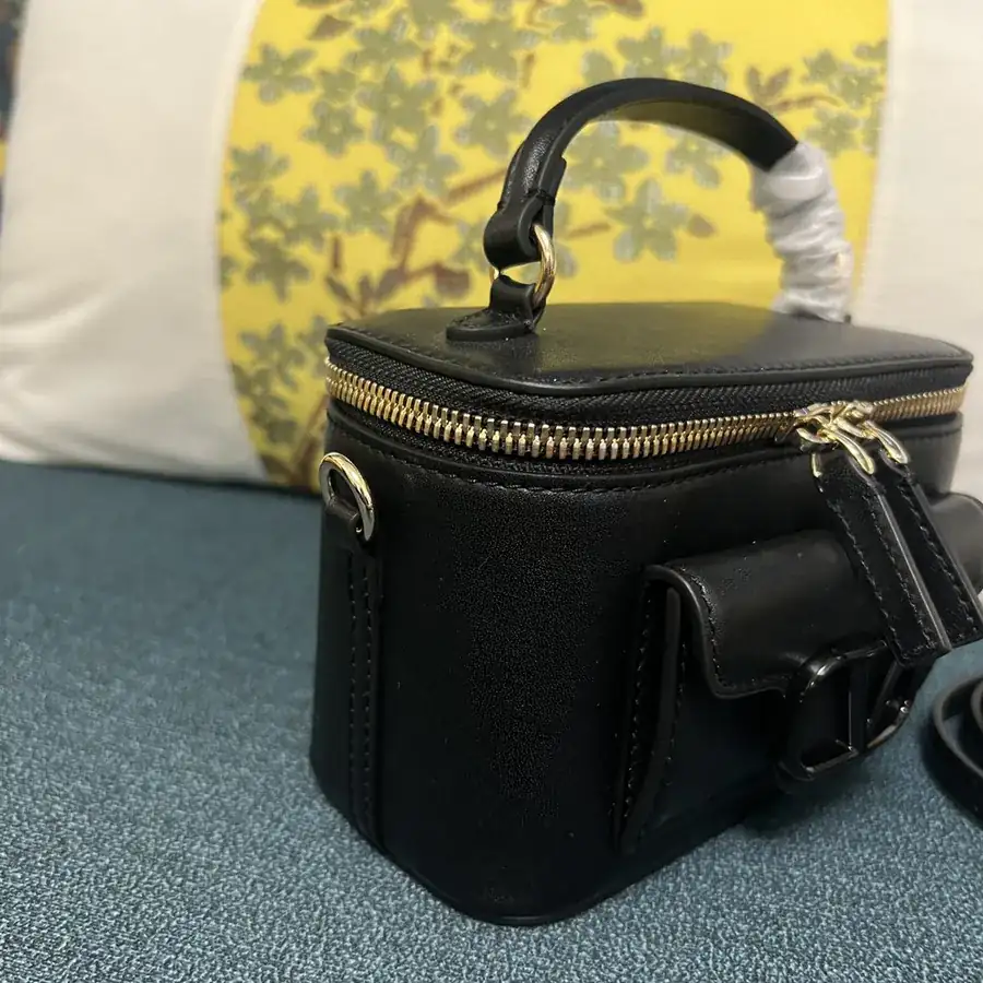 GARAVANI Mini LOCÒ Calfskin Box Bag with VLOGO SIGNATURE Detail