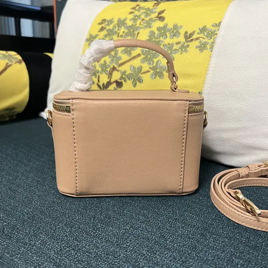 GARAVANI Mini LOCÒ Calfskin Box Bag with VLOGO SIGNATURE Detail