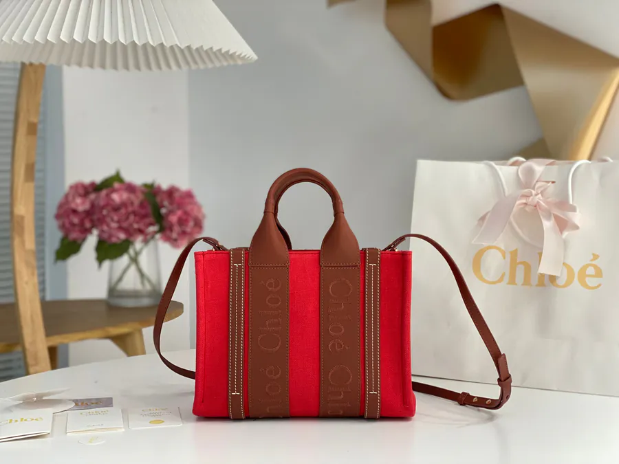 Chloe Woody Tote Bag Mini Size