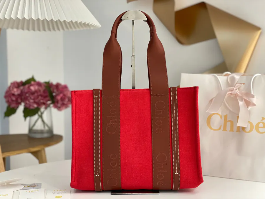 Chloe Woody Tote Bag Exclusive Matched Edition, Mid Size