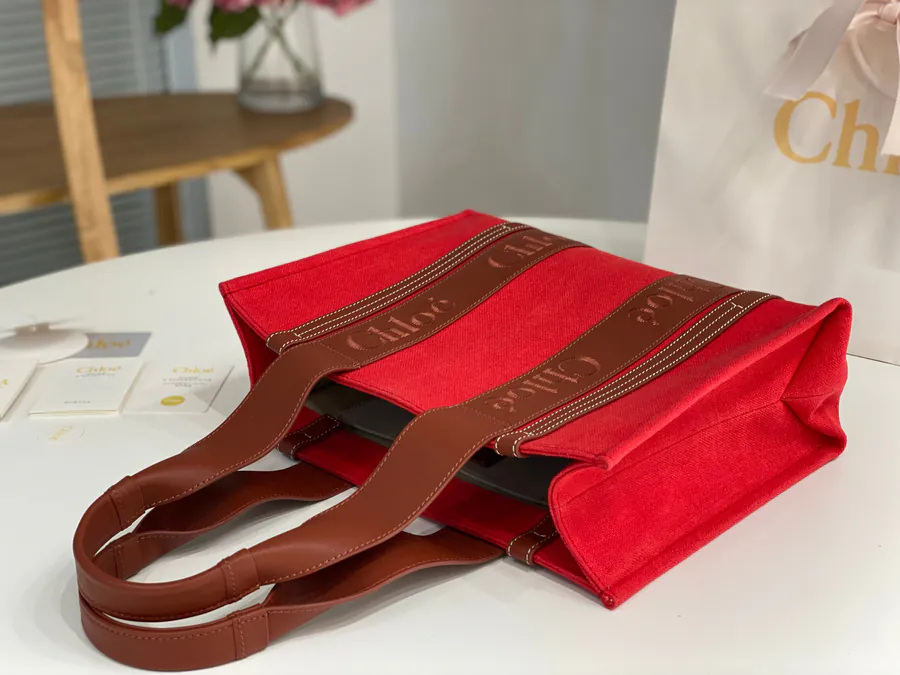 Chloe Woody Tote Bag Exclusive Matched Edition, Mid Size