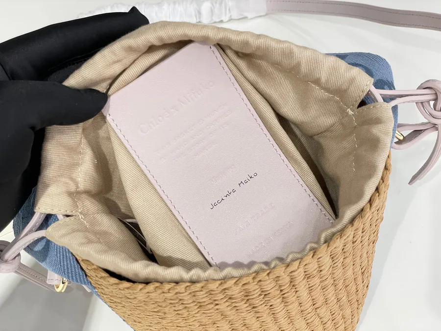 Chloe Woody Straw Bucket Bag in New Color