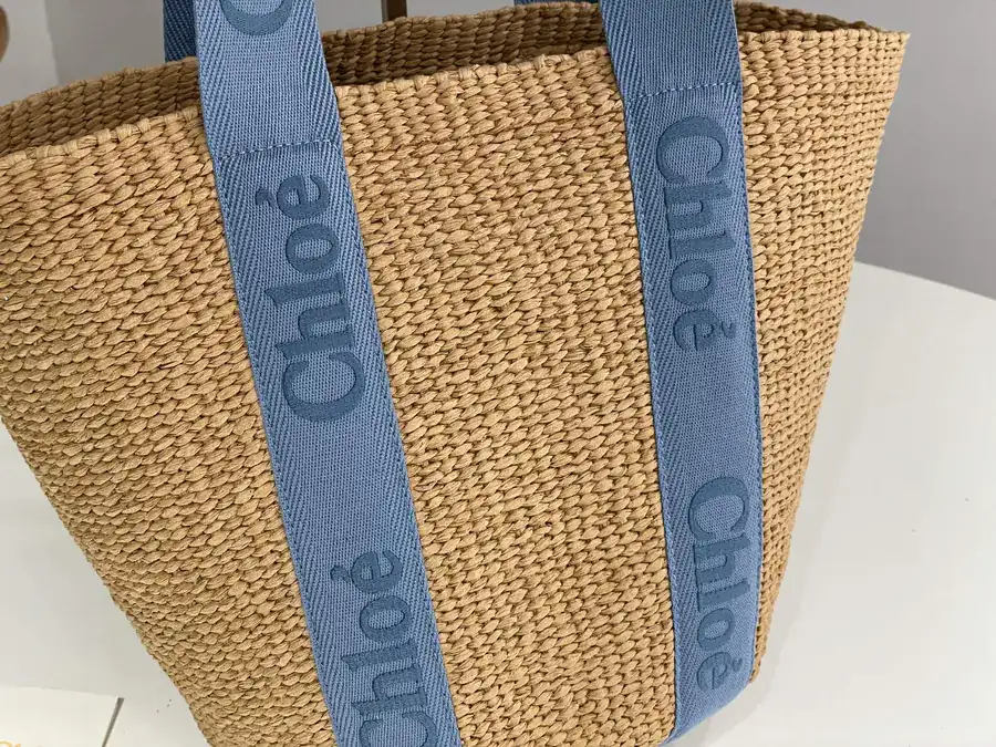 Chloe Woody Grass Basket Tote in New Color