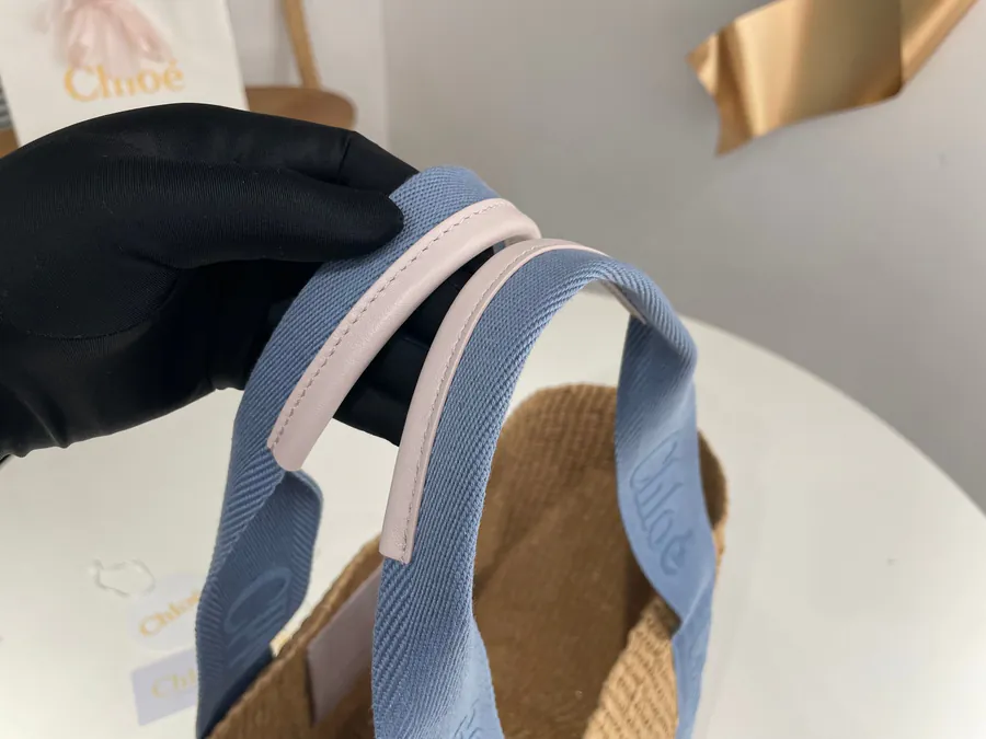 Chloe Woody Grass Basket Tote in New Color