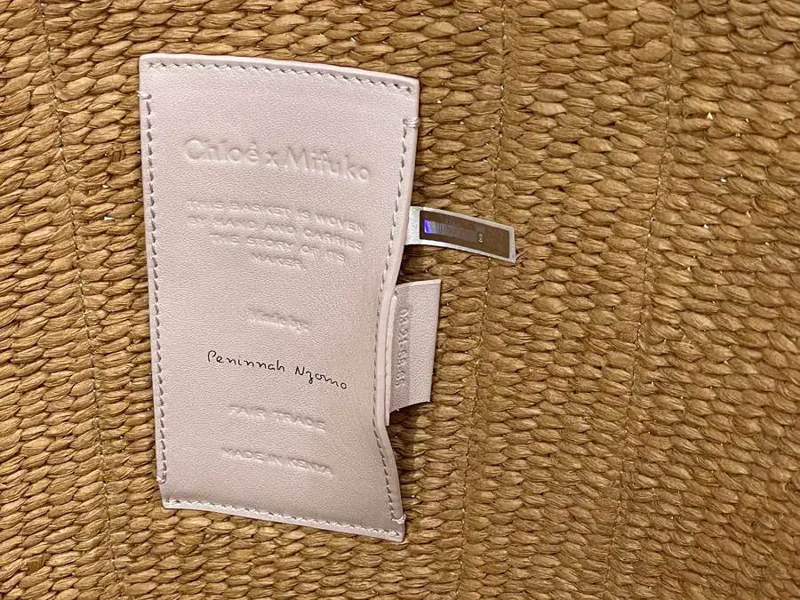 Chloe Woody Grass Basket Tote in New Color