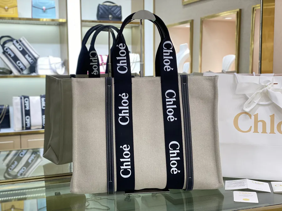 Chloe Woody Tote Large Size