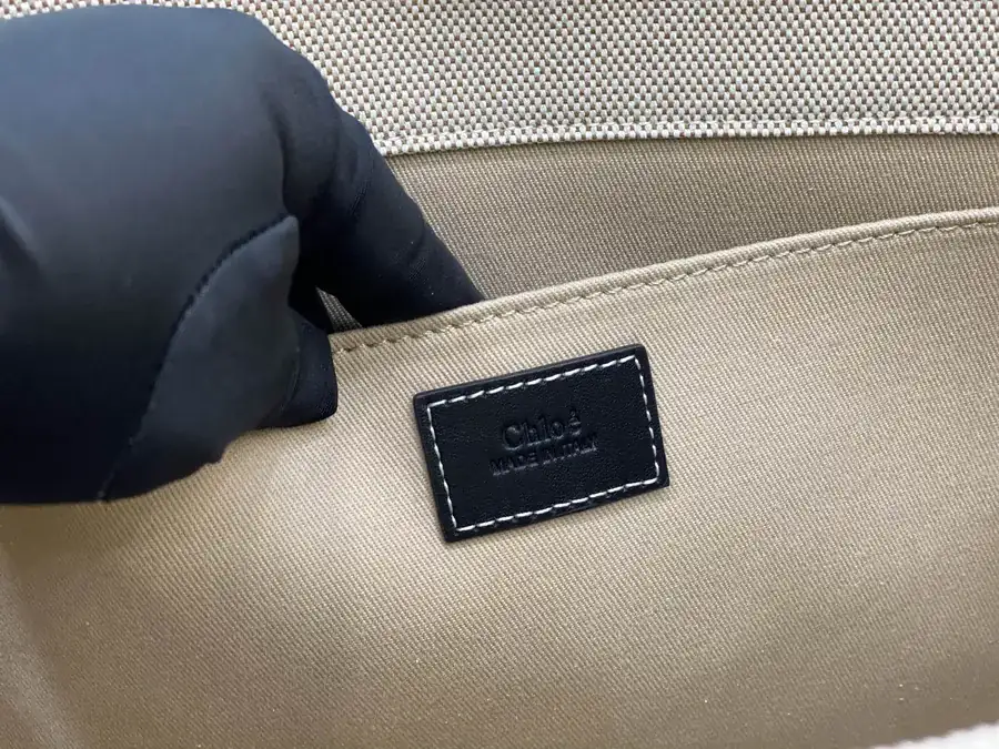 Chloe Woody Series Black Straps Tote Bag