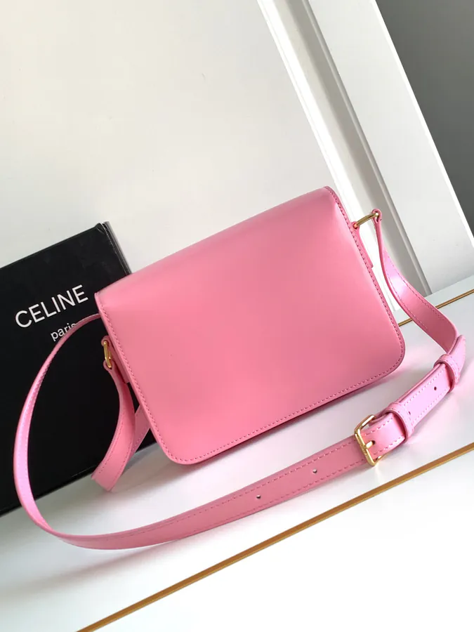 CELIN* Teen Triomphe Handbag Box Series, Classic Design, Grained Calfskin