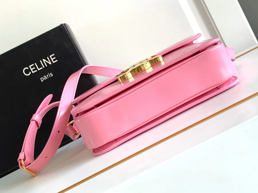 CELIN* Teen Triomphe Handbag Box Series, Classic Design, Grained Calfskin