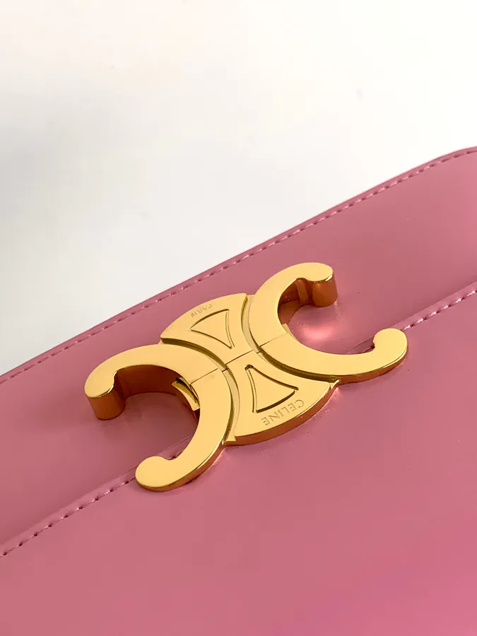 CELIN* Teen Triomphe Handbag Box Series, Classic Design, Grained Calfskin