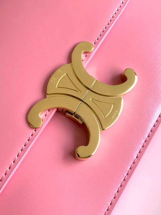 CELIN* Teen Triomphe Handbag Box Series, Classic Design, Grained Calfskin