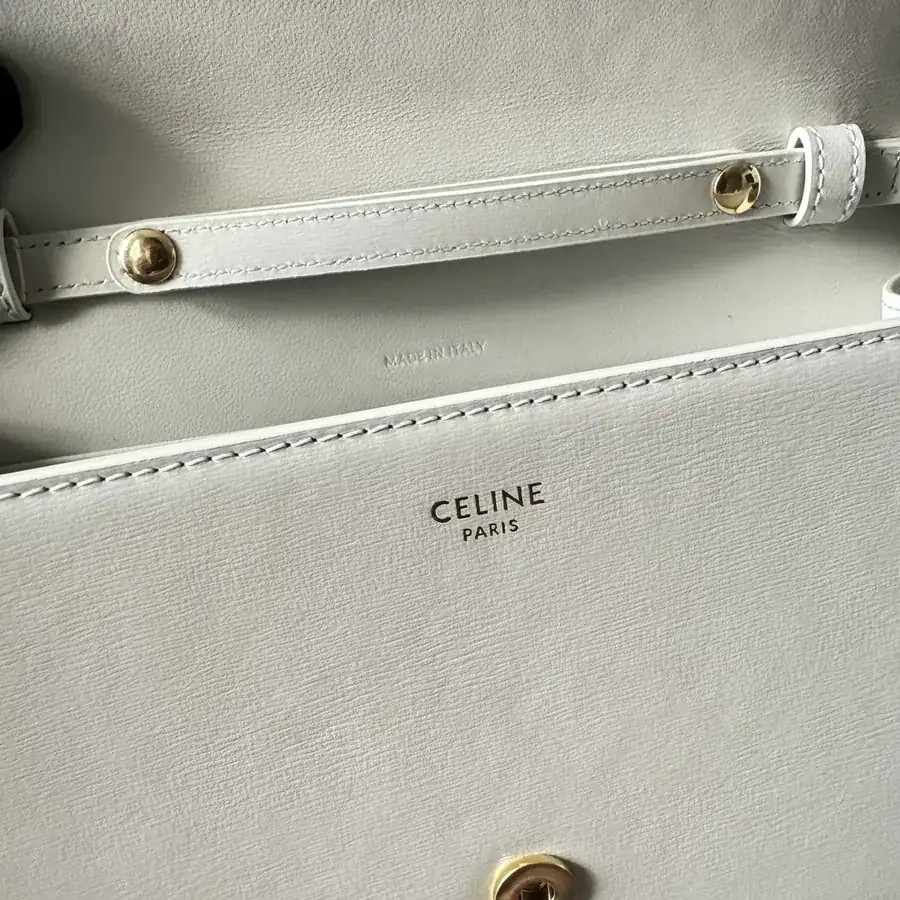CELIN* Cuir Triomphe Logo Print Wallet