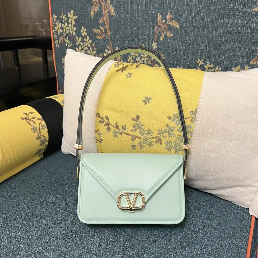 GARAVANI LETTER Mini Calfskin Handbag with VLOGO Signature Closure