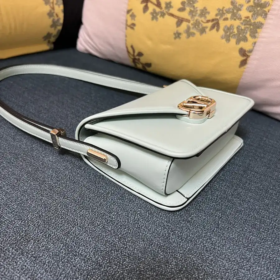 GARAVANI LETTER Mini Calfskin Handbag with VLOGO Signature Closure