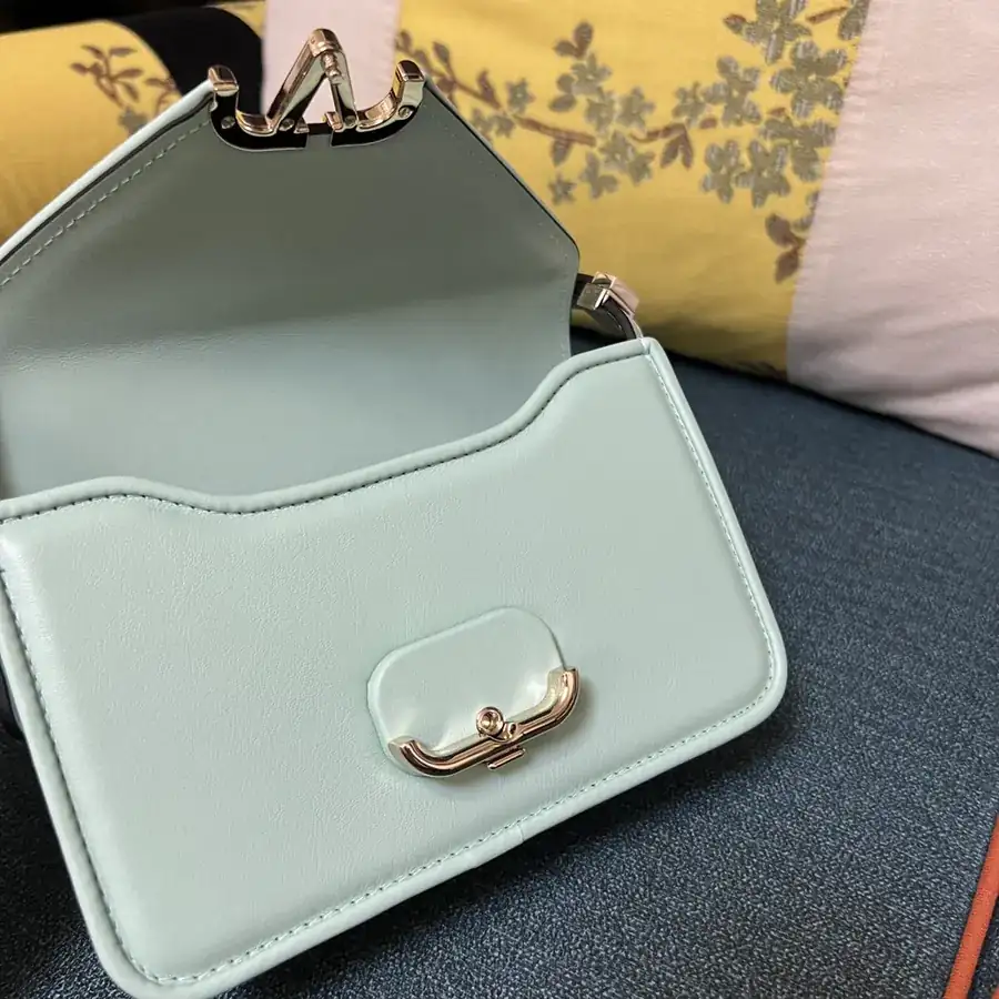 GARAVANI LETTER Mini Calfskin Handbag with VLOGO Signature Closure