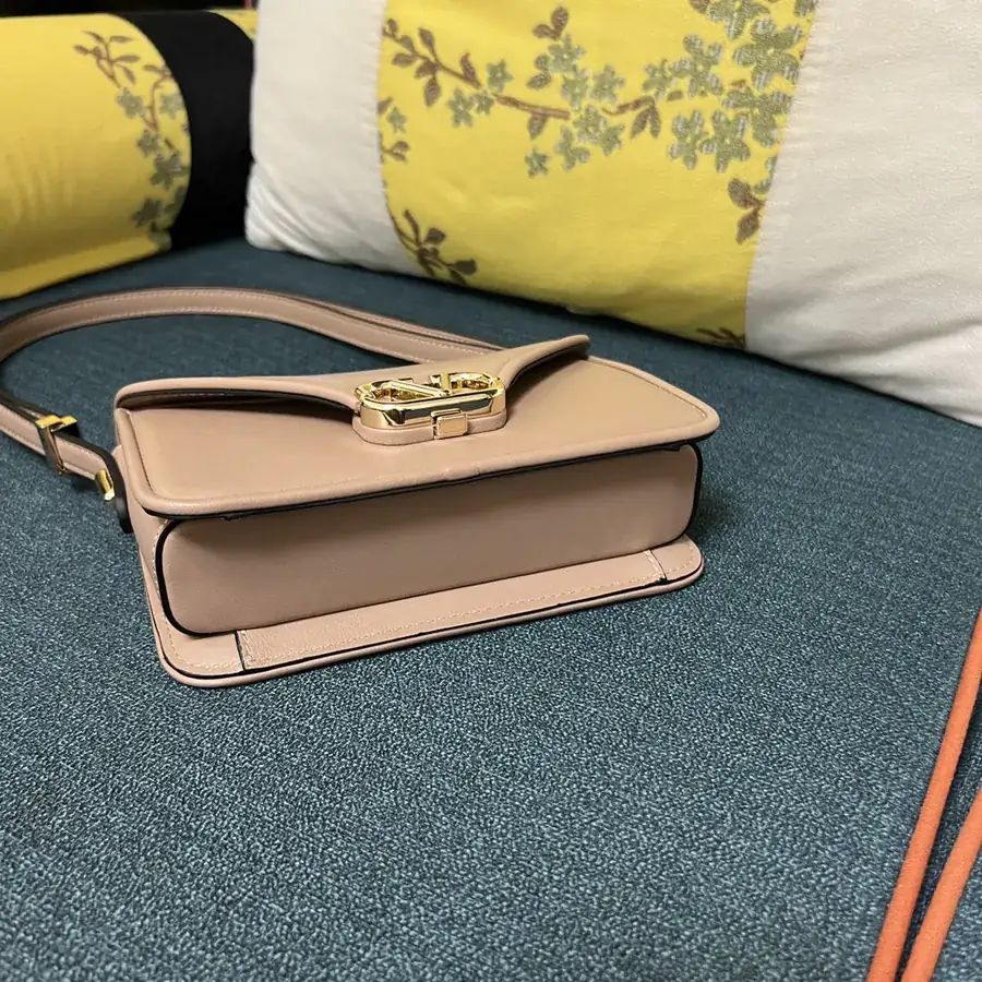 GARAVANI LETTER Mini Calfskin Handbag with VLOGO Signature Closure