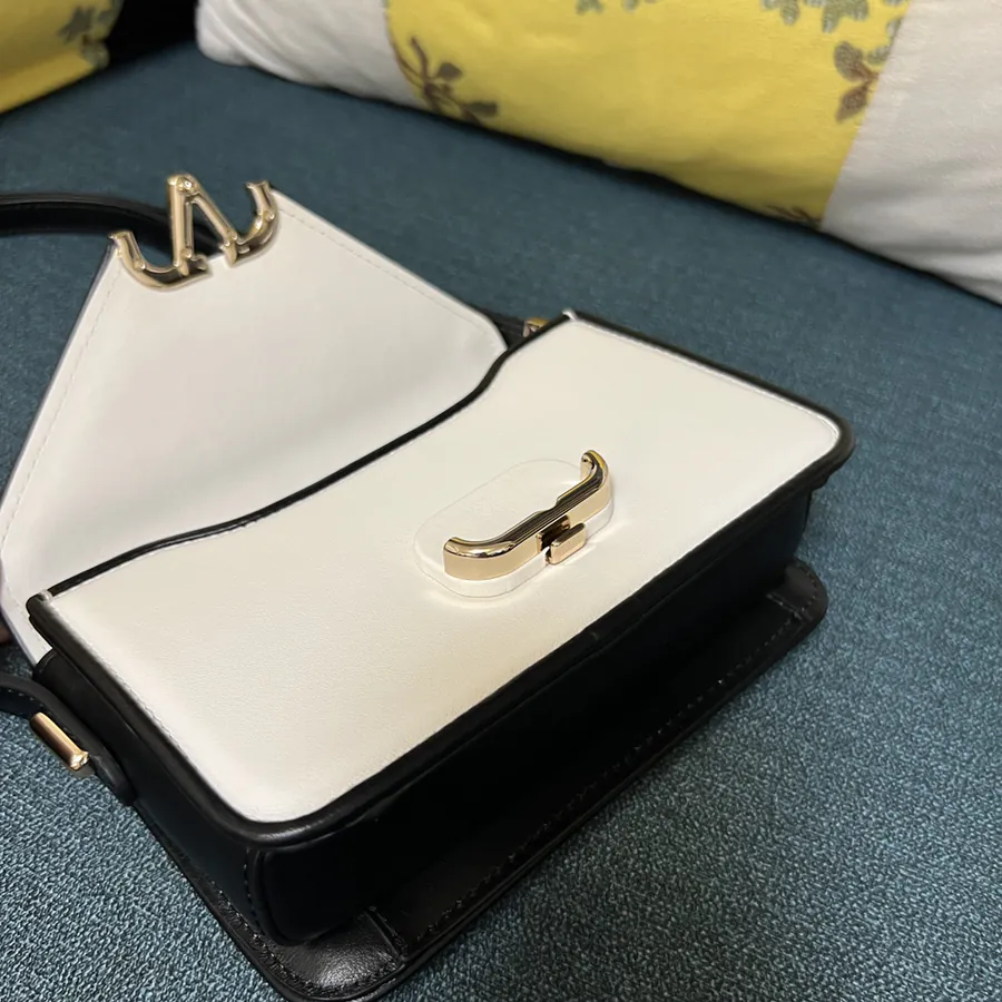 GARAVANI LETTER Mini Calfskin Handbag with V Logo Signature Closure