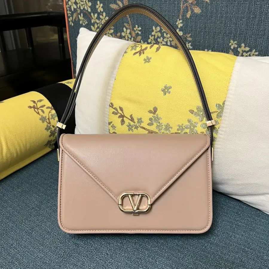 GARAVANI LETTER Large Calfskin Handbag with Adjustable Strap