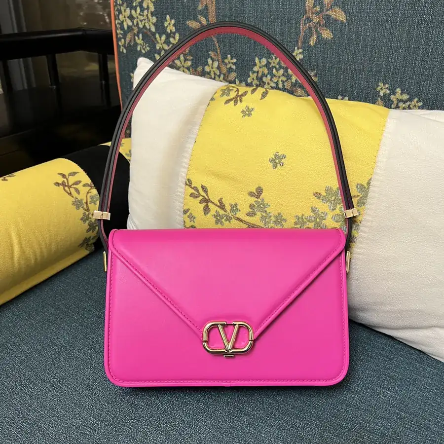 GARAVANI LETTER Large Calfskin Handbag with Adjustable Strap