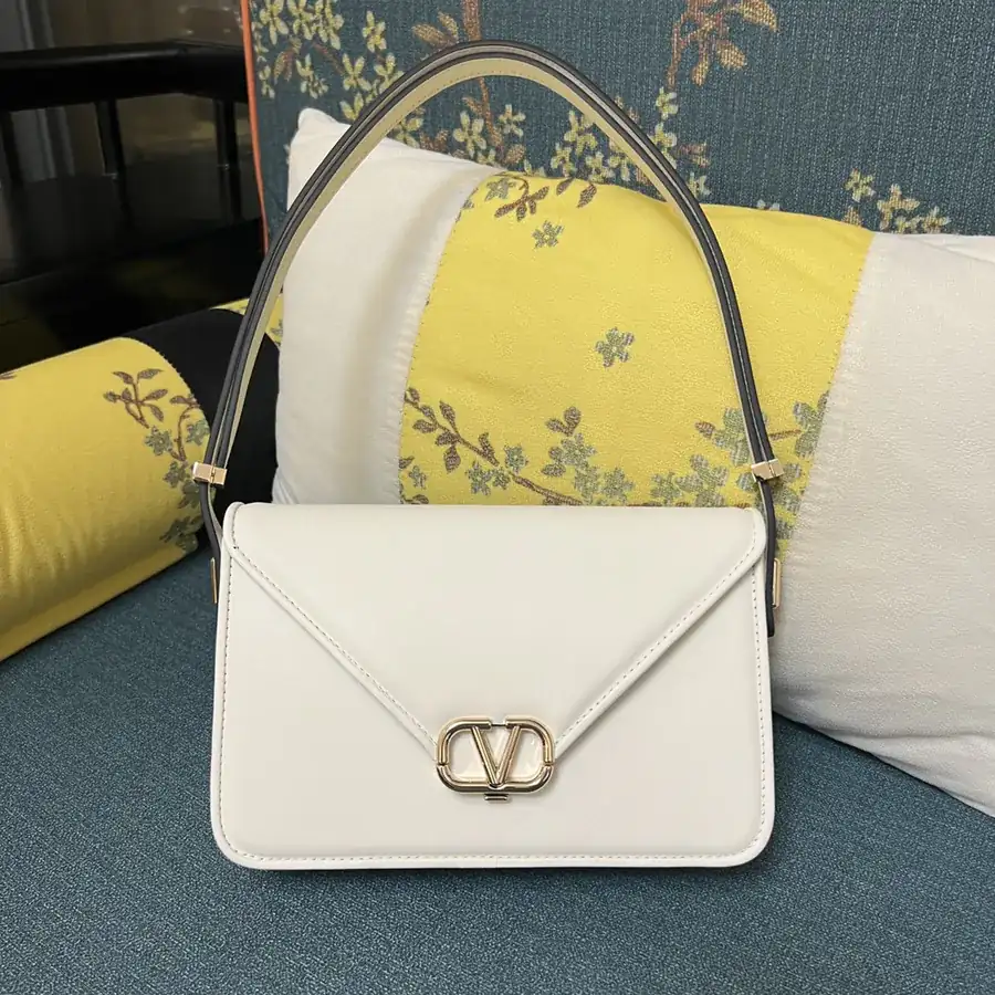 GARAVANI LETTER Large Calfskin Handbag with Adjustable Strap