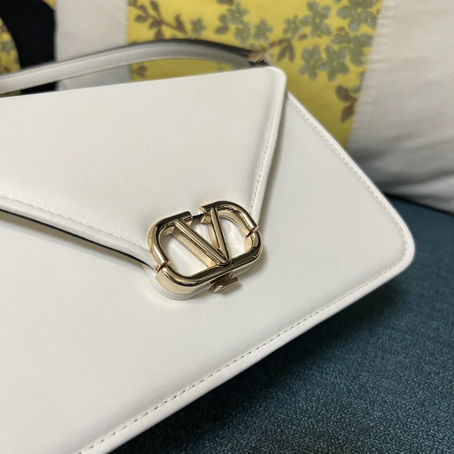 GARAVANI LETTER Large Calfskin Handbag with Adjustable Strap