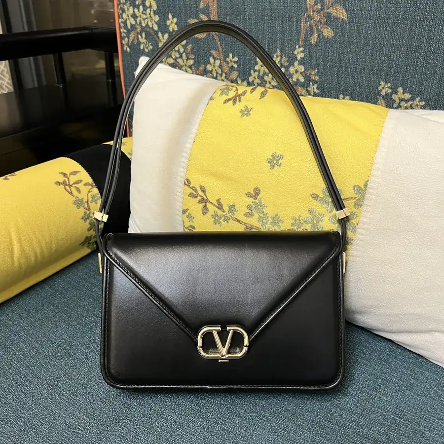 GARAVANI LETTER Large Calfskin Handbag with Adjustable Strap
