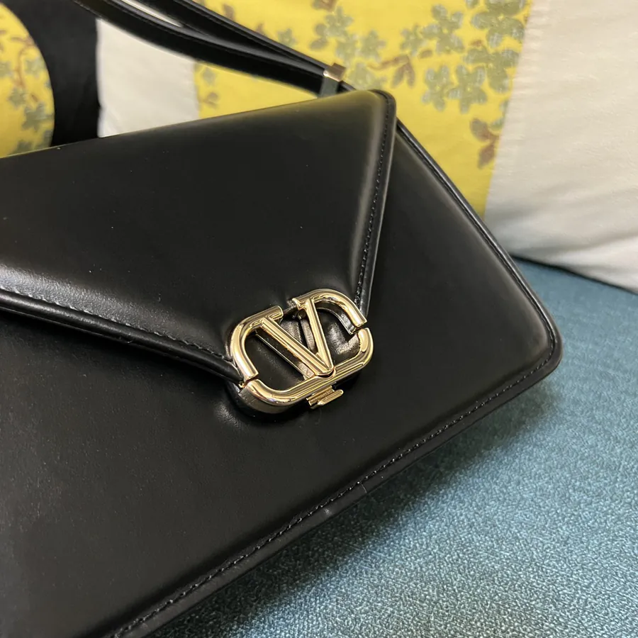 GARAVANI LETTER Large Calfskin Handbag with Adjustable Strap