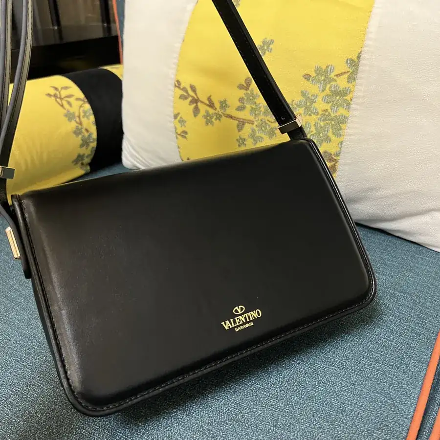 GARAVANI LETTER Large Calfskin Handbag with Adjustable Strap