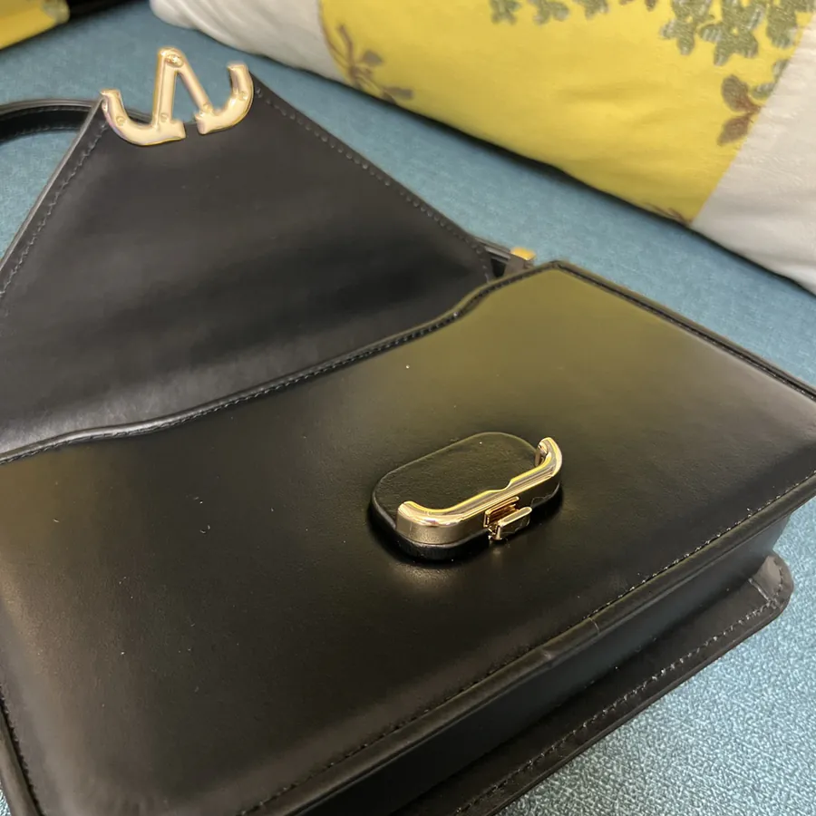 GARAVANI LETTER Large Calfskin Handbag with Adjustable Strap