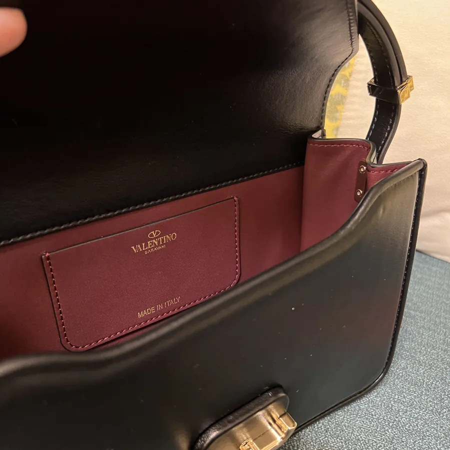 GARAVANI LETTER Large Calfskin Handbag with Adjustable Strap