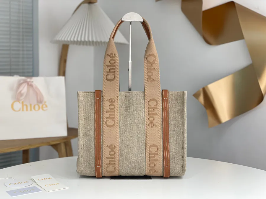Chloe Woody Tote in New Color Sweet Caramel Latte