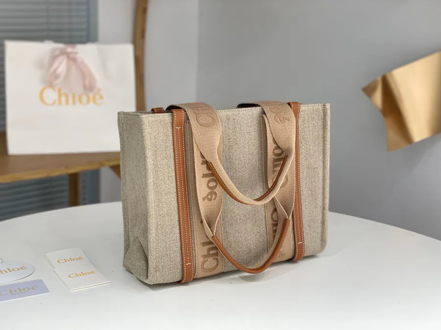 Chloe Woody Tote in New Color Sweet Caramel Latte