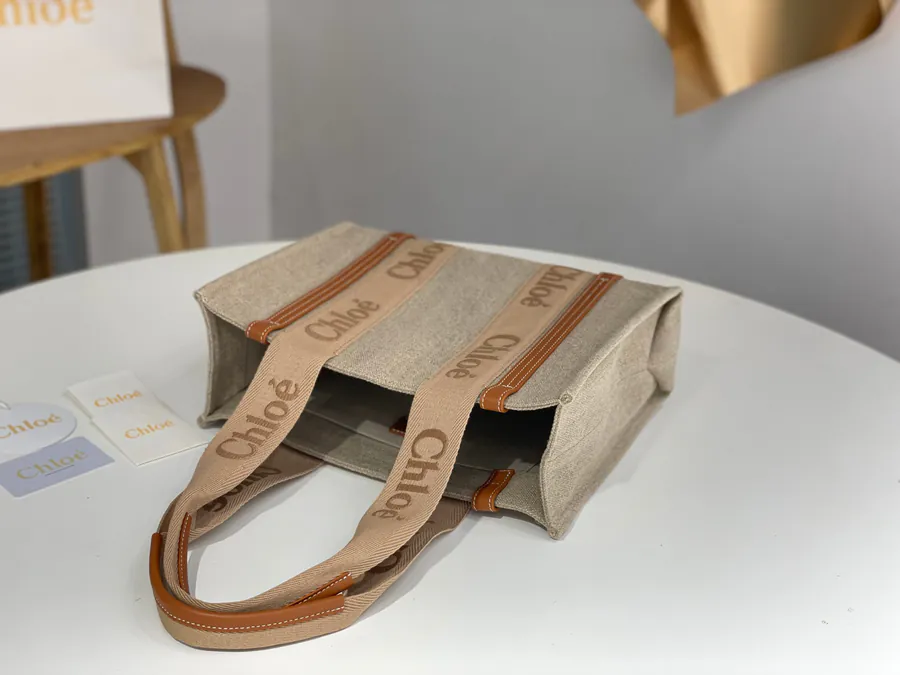 Chloe Woody Tote in New Color Sweet Caramel Latte