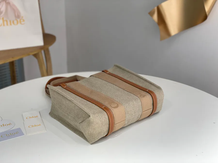 Chloe Woody Tote in New Color Sweet Caramel Latte
